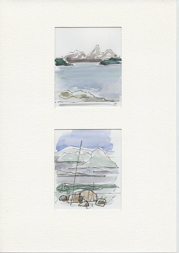 Wachtend op de pont bij Forøy (M. Noorw.)