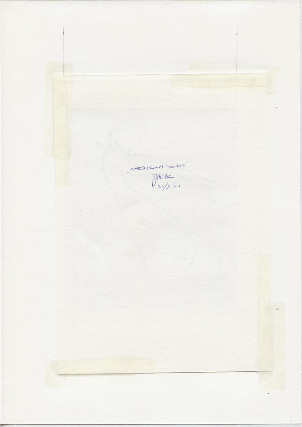 American Horse (Backside)