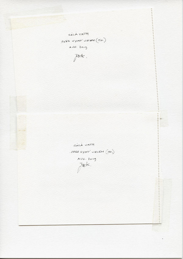 Gålå Vatnet 'Peer Gynt' Veien (No.) (Backside)