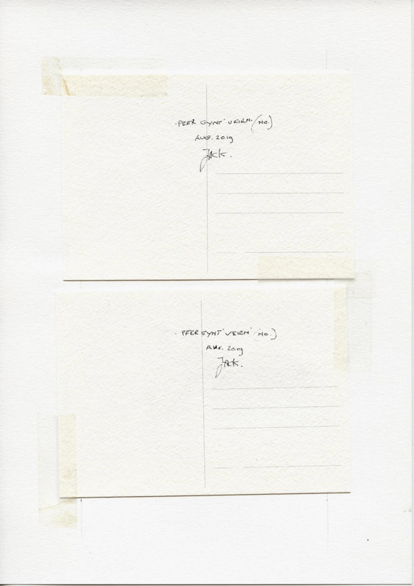 Peer Gynt, Veien (No.) (Backside)