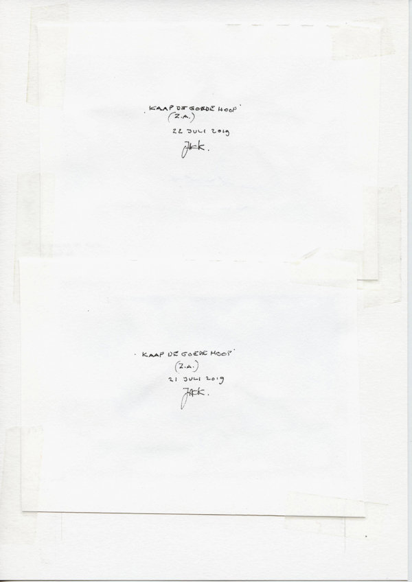 Kaap de Goede hoop (Z.A.) (Backside)