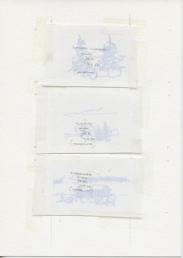 Svensby - Lyngseidet Noorw. (Wandeling) (Backside)