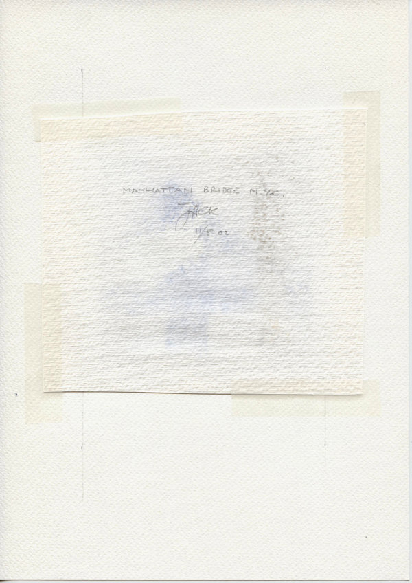 Manhattan Bridge N.Y.C. (Backside)