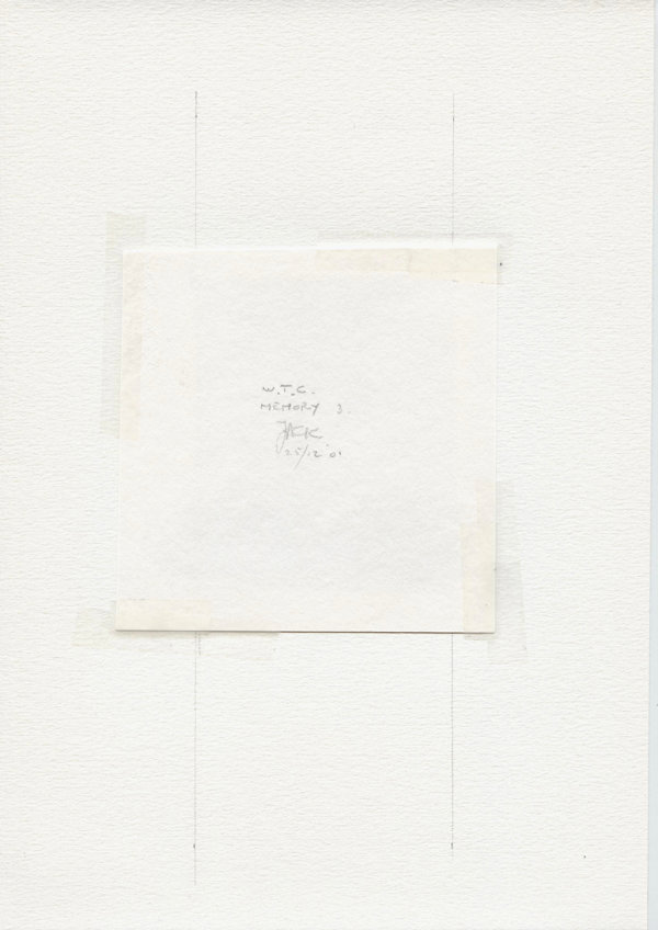 W.T.C. Memory 3 (Backside)