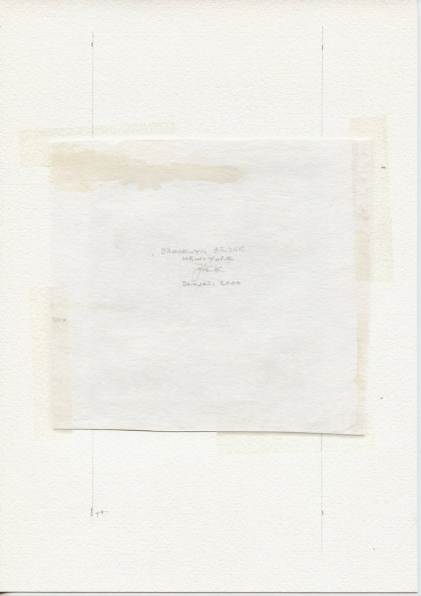 Brooklyn Bridge New York (Backside)