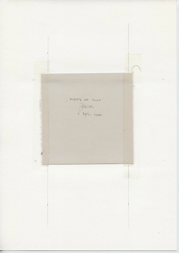 Fiets op slot (Backside)