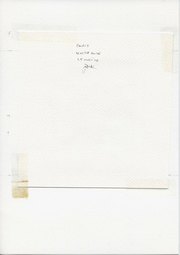 Hommage à Paris Notre Dame (Backside)