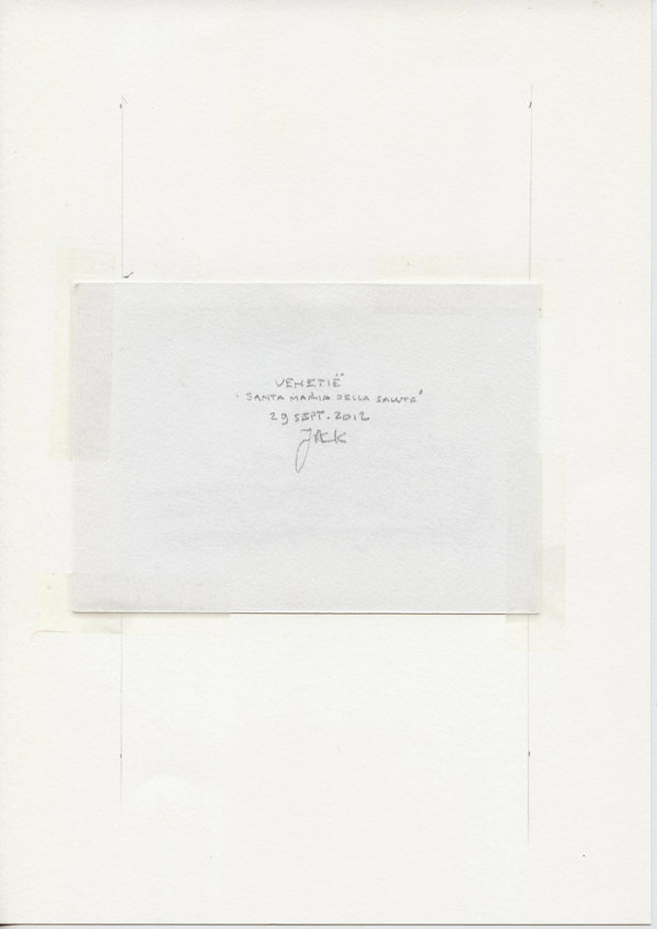 Venetië Santa Maria della Salute (Backside)